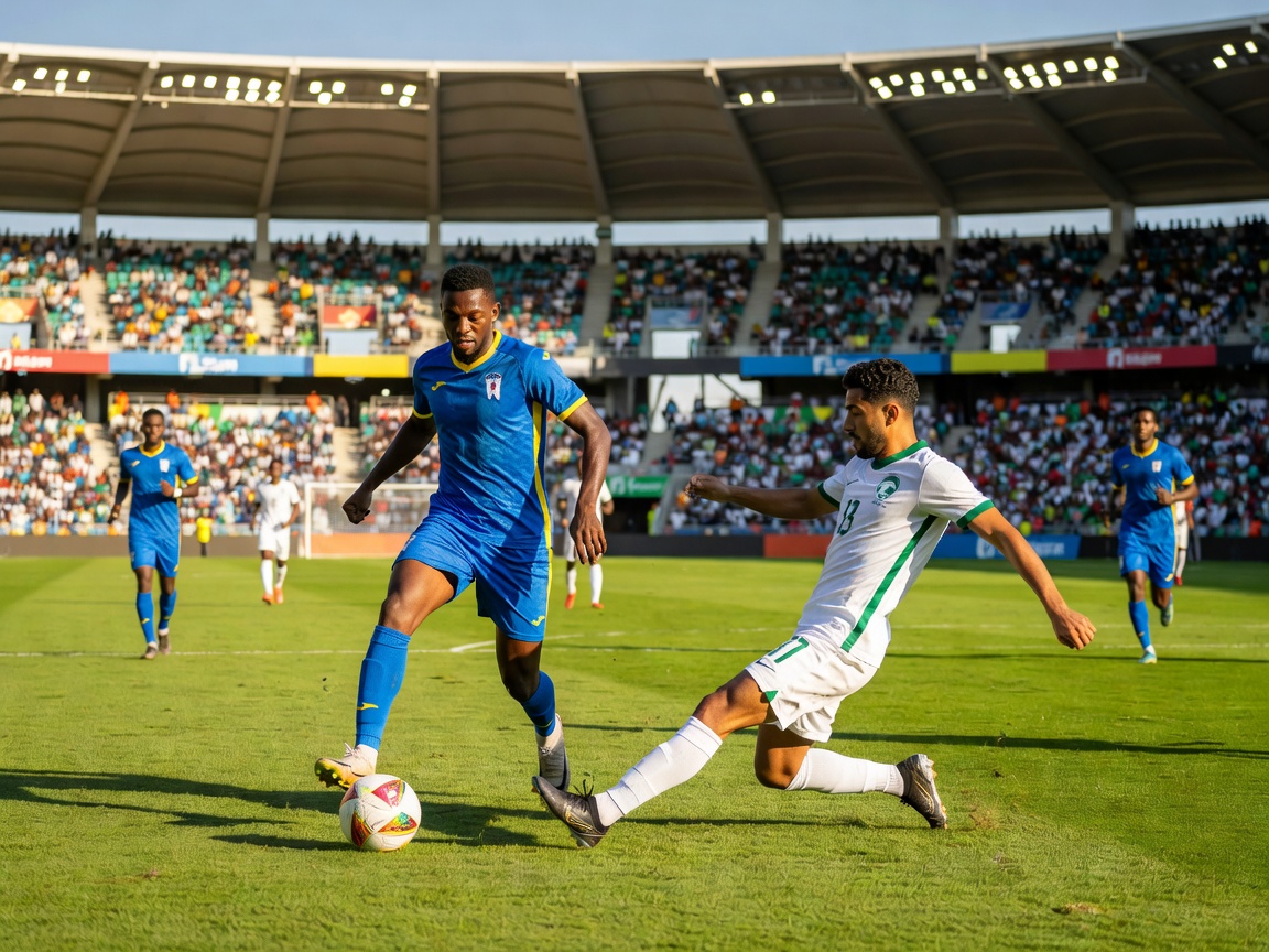 Cabo Verde vs Saudi Arabia football match stadium