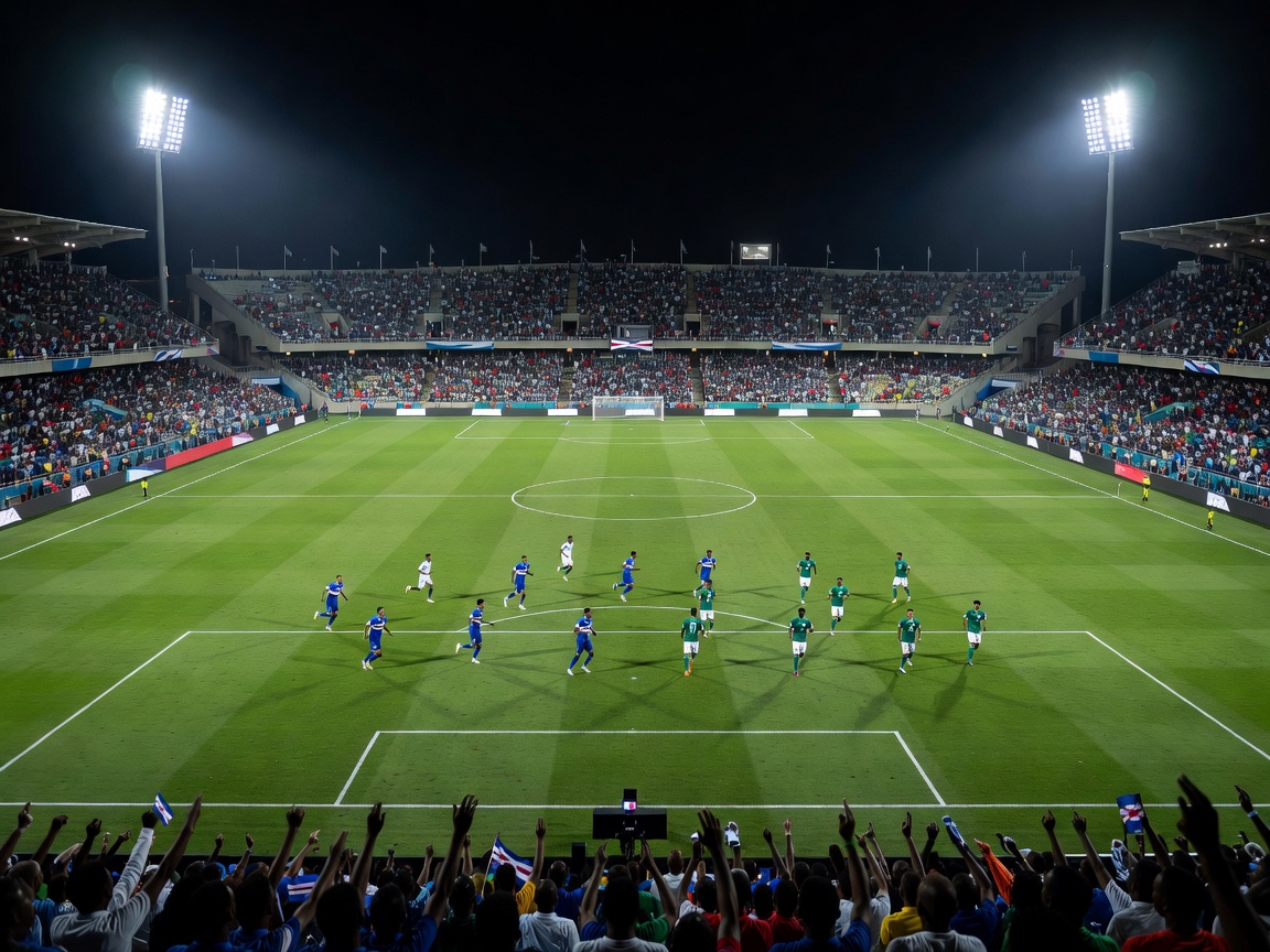 Cabo Verde vs Saudi Arabia football stadium overview